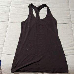 Black Lululemon work out tank